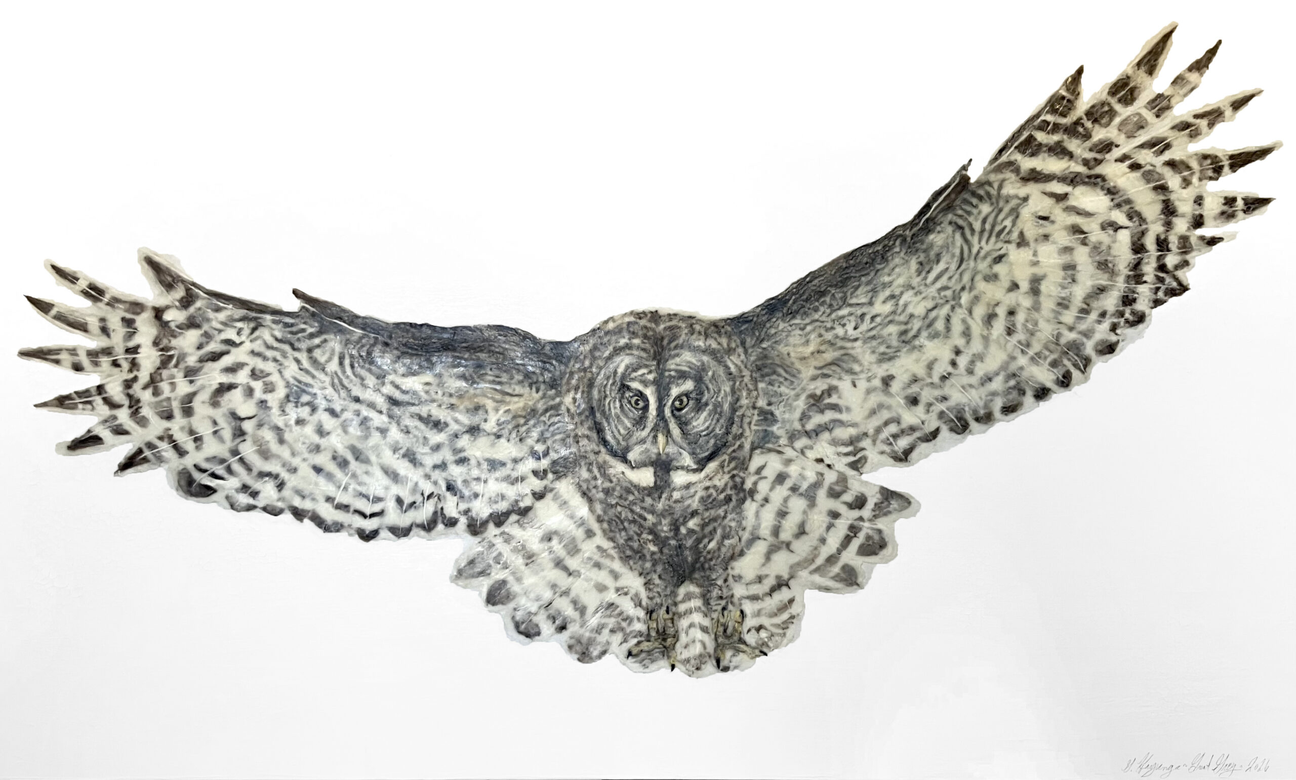 Master Painter, Grant Hayunga's Great Gray Owl
